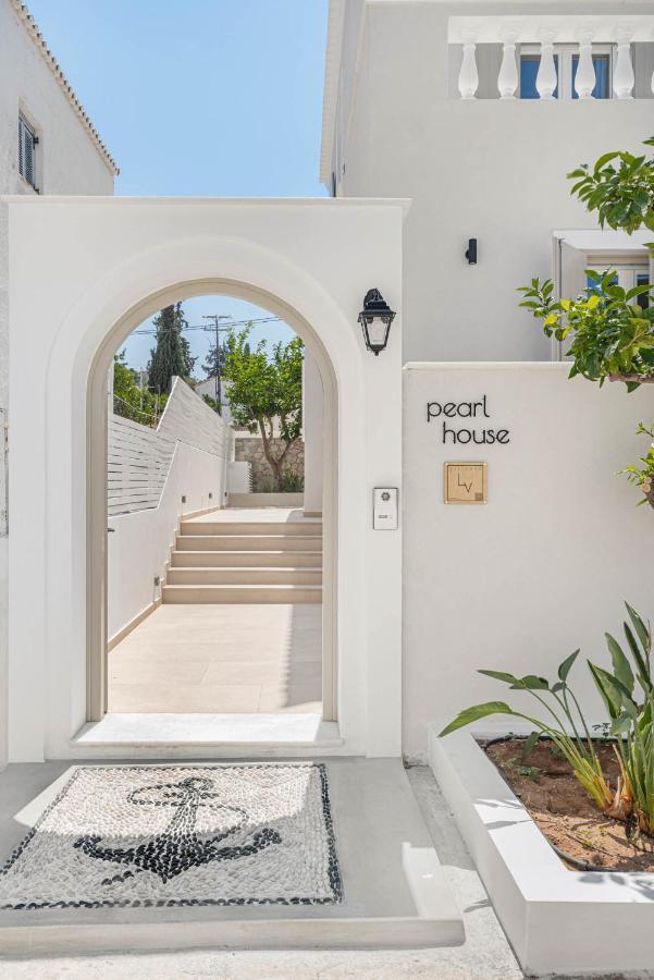 Pearl House - Luxurious New Beach Villa In Spetses Stunning View Ligoneri Экстерьер фото
